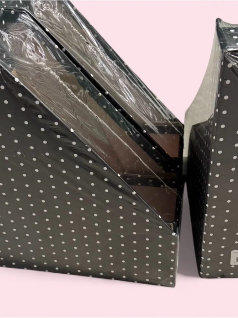 Black Polka Dot 3-Piece Desktop Set